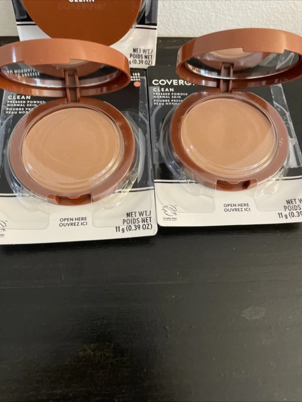 Covergirl Clean Pressed Powder Original with Talc 155 Soft Honey, x3